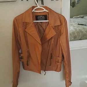 NWOT Blanc Noir Premier Brand Moto Jacket